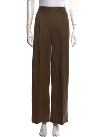 Pre-owned Kallmeyer Wool Wide Leg Pants In Brown