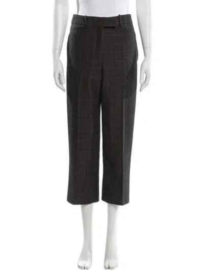 Pre-owned Kallmeyer Wool Wide Leg Pants In Gray