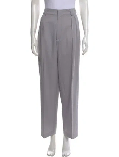 Pre-owned Kallmeyer Wool Wide Leg Pants In Gray