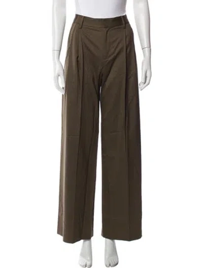 Pre-owned Kallmeyer Wool Wide Leg Pants W/ Tags In Green