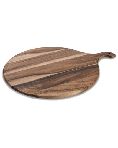 Kalmar Home Acacia Wood Cutting/ Charcuterie Board - Large Round In Brown