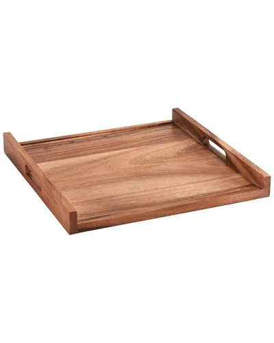 Kalmar Home Serving Tray - Square In Brown