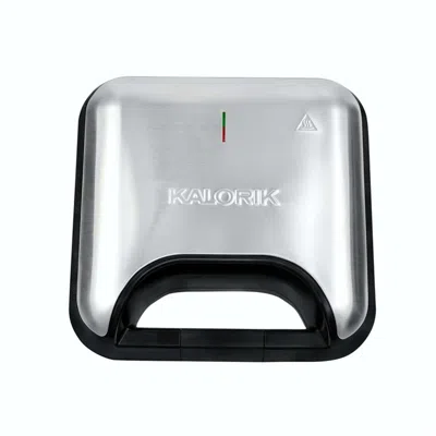 Kalorik 6037838 Stainless Steel Nonstick Surface 4-in-1 Sandwich Maker - Black & Silver In Metallic