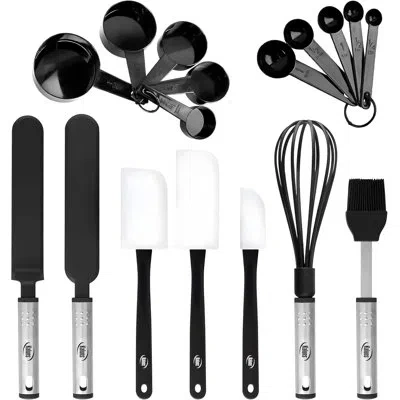 Kaluns 17-piece Assorted Kitchen Utensil Set In Black
