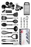 Kaluns Kitchen Utensil 24-piece Set In Black