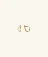Kama Gloria Pavé Diamond C Hoops
