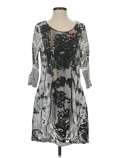 Pre-owned Kamana Cocktail Dress In Gray