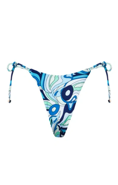 Kamari Swim Women's Blue Freya Double Tie- Abalone