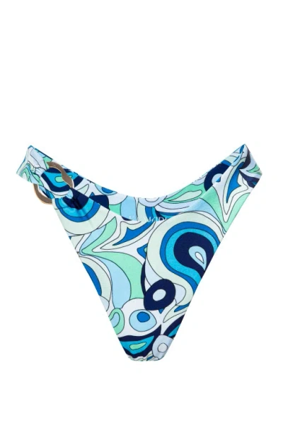 Kamari Swim Women's Blue Nala Cheeky- Abalone