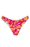 Kamari Swim Women's Pink / Purple Dylan Cheeky- Calico In Pink/purple