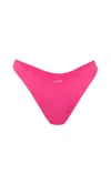 Kamari Swim Women's Pink / Purple Roze High Cut Thong Bikini Bottoms In Pink/purple
