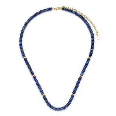 Kamaria Women's Charis Medium Gemstone Necklace - Blue Lapis
