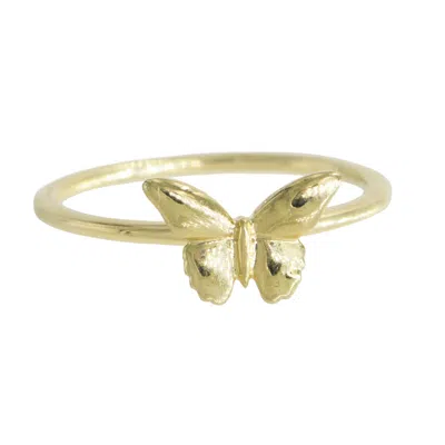 Kamaria Women's Gold Butterfly Ring