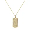 Kamaria Women's Gold Celestial Dogtag In Gold