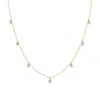 Kamaria Women's Gold / Purple Opal Dew Drops Reversible Necklace - Lavender In Multi