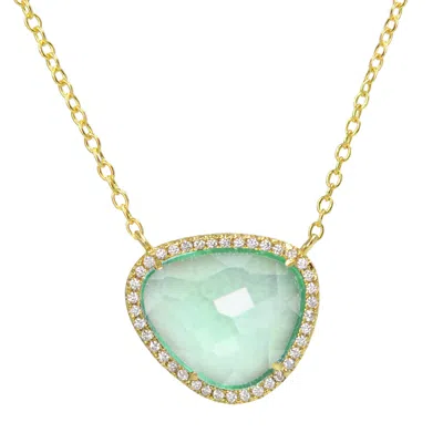 Kamaria Women's Green Marina - Paraiba In Gold