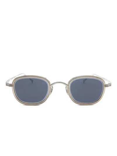 Kame Mannen Square-frame Sunglasses In Gray