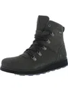 Kamik Ariello Womens Leather Waterproof Combat & Lace-up Boots In Pink
