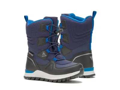 Kamik Bouncer 2 (little Kid/big Kid) Kids Shoes Navy : 3 Little Kid M, Synthetic/textile In Blue