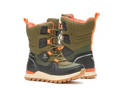 Kamik Bouncer 2 (little Kid/big Kid) Kids Shoes Olive : 11 Little Kid M, Synthetic/textile In Green