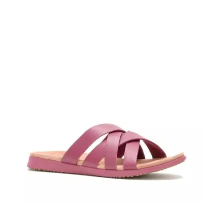 Kamik Cara Cross Sandal In Red In Pink