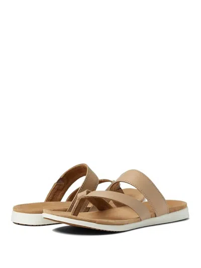 Kamik Cara Flip Sandals In Taupe In Beige
