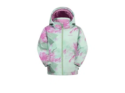 Kamik Cybele (toddler/little Kid/big Kid) Girl's Coat Sea/petal : 3 Toddler, Polyester In Multi