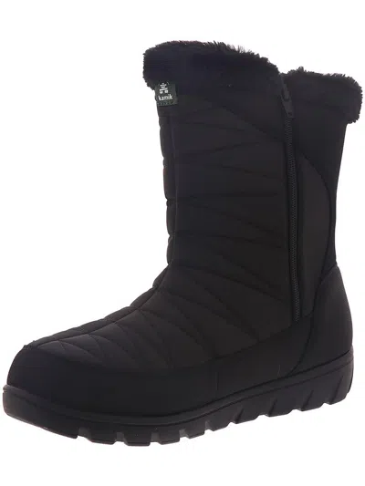 Kamik Hannah Zip Womens Cozy Cold Weather Winter & Snow Boots In Black