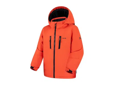 Kamik Hux (little Kid/big Kid) Boy's Coat Clay : 5 Little Kid, Polyester In Orange