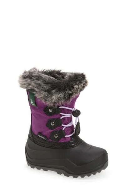 Kamik Kids' Powdery 3 Waterproof Winter Boot In Purple