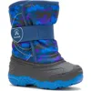Kamik Kids' Snowbug 5 Waterproof Faux Fur Lined Boot In Blue
