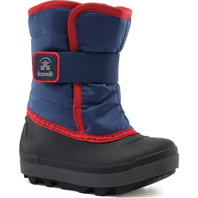 Kamik Kids' Snowbug 7 Waterproof Faux Fur Lined Boot In Blue