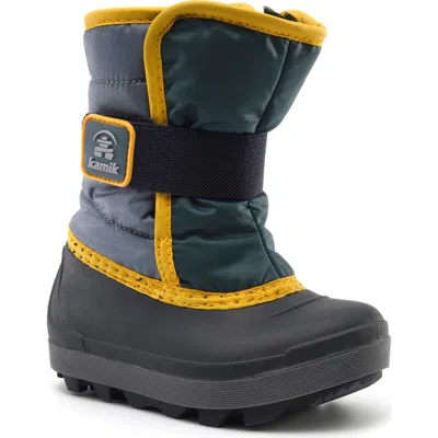 Kamik Kids' Snowbug 7 Waterproof Faux Fur Lined Boot In Gray