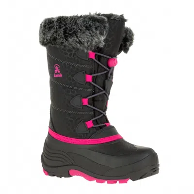 Kamik Kids Snowgypsy 3 Boot In Black Rose