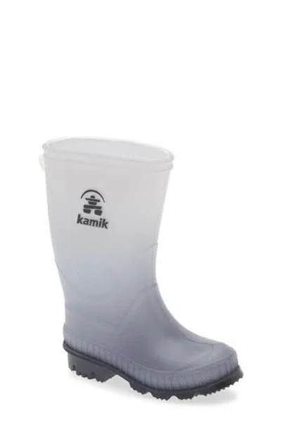Kamik Kids' Stomp Rain Boot In Gray