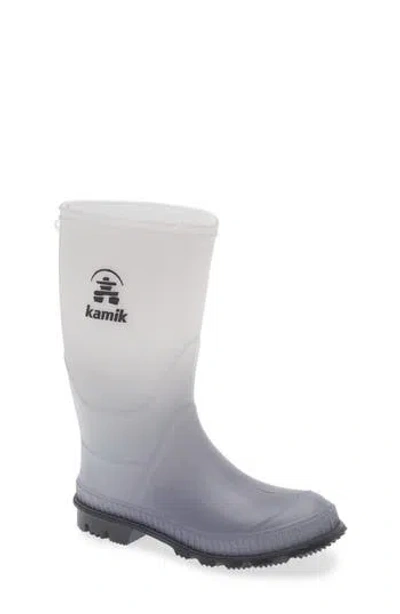 Kamik Kids' Stompprint Rain Boot In Gray