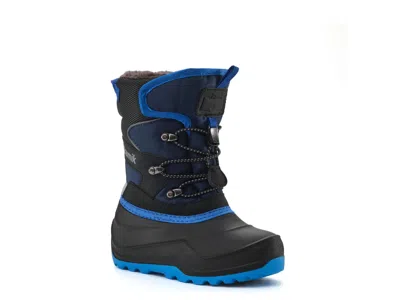 Kamik Lukeez Snow Boot Kids' In Navy/black