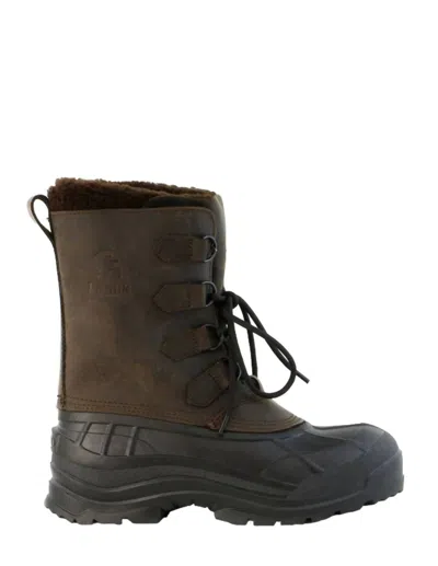 Kamik Men's Alborg Weather Boots In Gaucho Brown In Grey