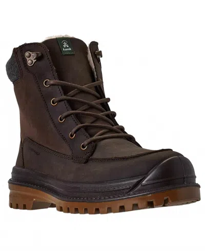 Kamik Men's Griffon 2 Boots In Dark Brown In Grey