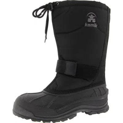 Kamik Mens Waterproof Winter & Snow Boots In Black
