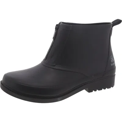 Kamik Nicky Womens Leather Ankle Booties In Black
