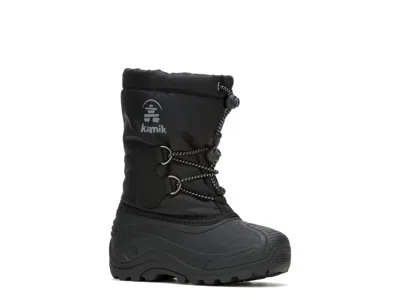 Kamik Northpole Waterproof Snow Boot Kids' In Black