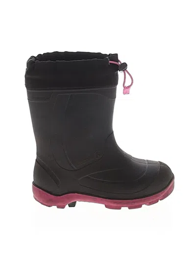 Pre-owned Kamik Kids' Rain Boots In Black