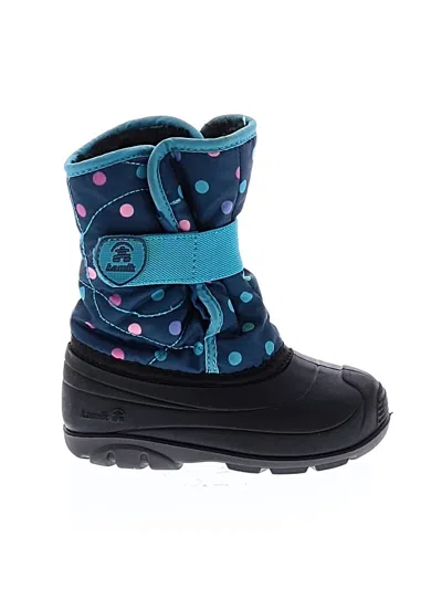 Pre-owned Kamik Kids' Rain Boots In Teal