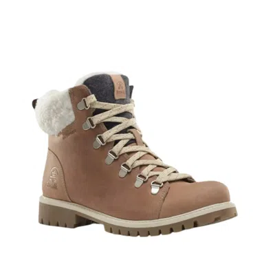 Kamik Rogue Hike 3 Boots Women's 8 Brown Leather Waterproof Ankle Combat Zpo2681