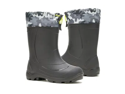 Kamik Snobuster 2 (toddler/little Kid/big Kid) Kid's Shoes Black/charcoal : 12 Little Kid M In Green