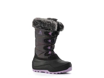 Kamik Snowangel Snow Boot Kids' In Black/multicolor