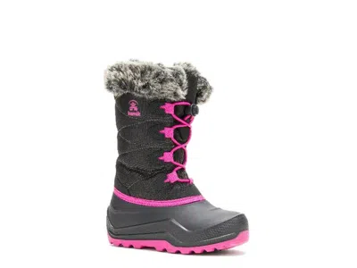 Kamik Snowangel Snow Boot Kids' In Black/rose