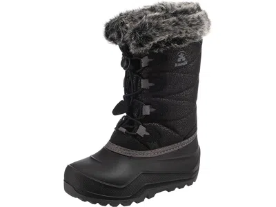 Kamik Snowangel (toddler/little Kid/big Kid) Girls Shoes Black : 12 Little Kid M, Textile