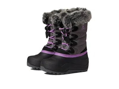 Kamik Snowangel (toddler/little Kid/big Kid) Girls Shoes Charcoal/orchid : 9 Toddler M, Textile